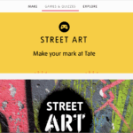 Street Art Game on Tate Museum Kids